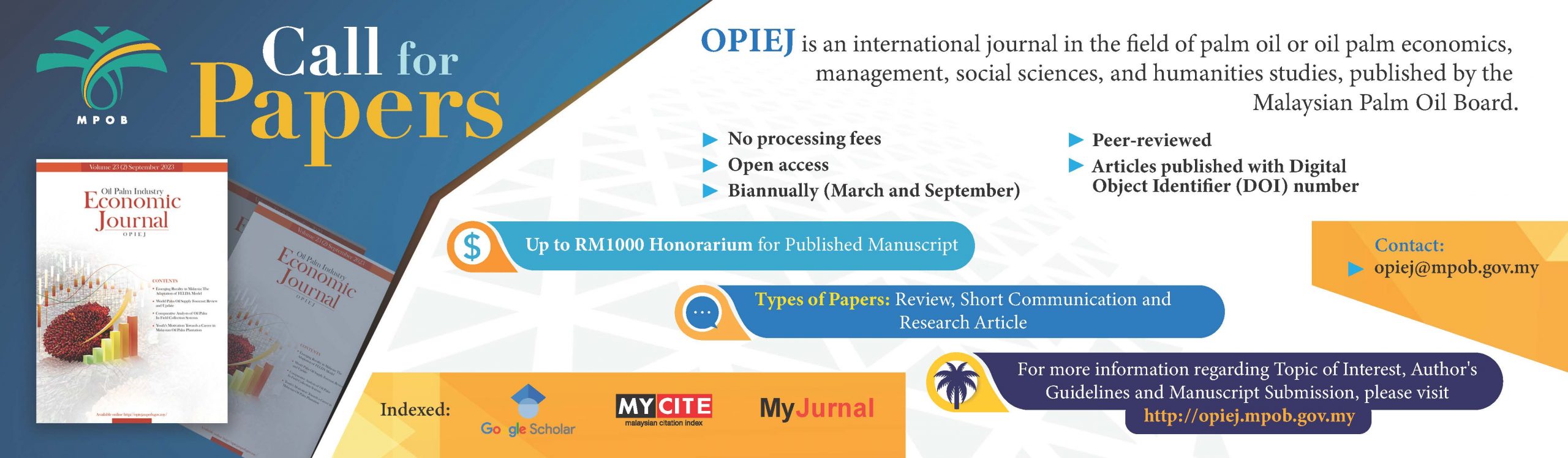 Call for Papers OPIEJ biru banner